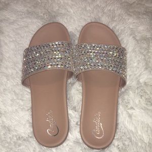 Candies sparkle sandals. Size 81/2 med